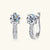Women Earrings 925 Sterling Silver Moissanite Diamond Hoop Iced Out Moissanite Hoop Earrings