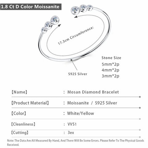 Moissanite Cuff