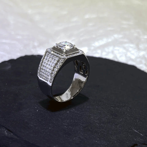 Hip hop iced out Ring 01
