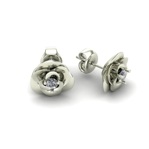 Blossom Spark Diamond Stud Earrings – 10 Pointer Elegance
