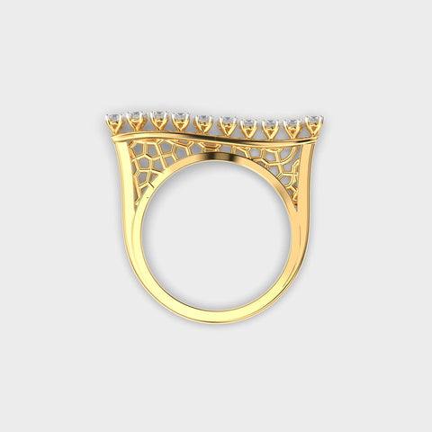 Lab grown diamond ring 02