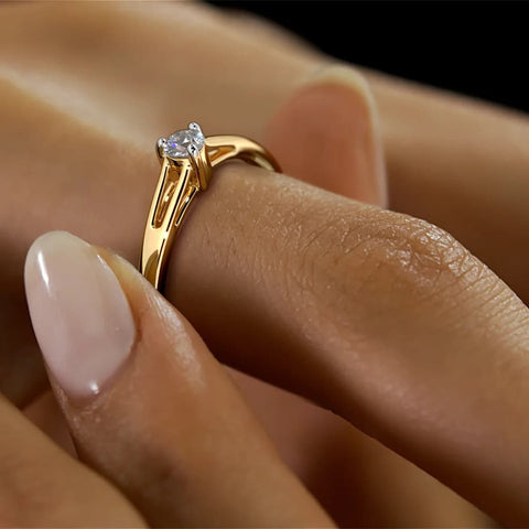 LAb grown diamond ring 12