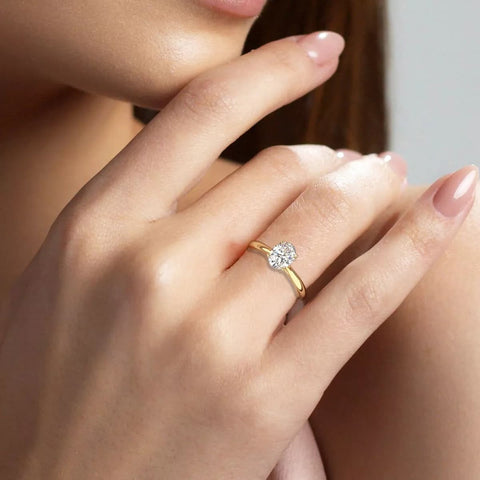 LAb grown diamond ring 13