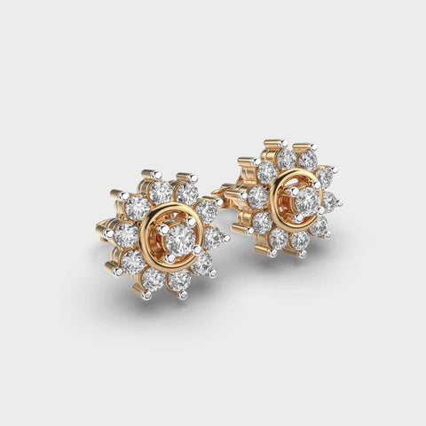 Lab grown diamond earrings JMT 12