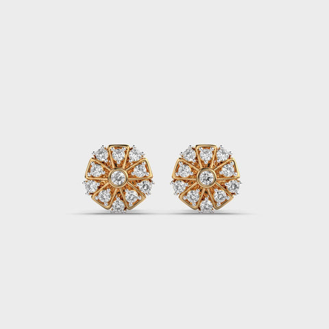 Lab grown diamond earrings JMT 4