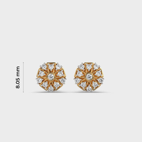 Lab grown diamond earrings JMT 4