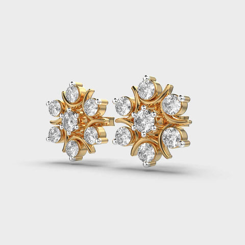 Lab grown diamond earrings JMT 6