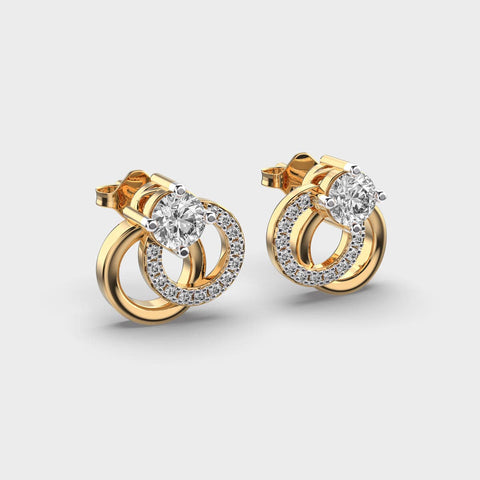 Lab grown diamond earrings JMT 7