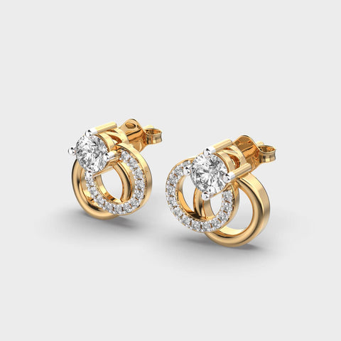 Lab grown diamond earrings JMT 7