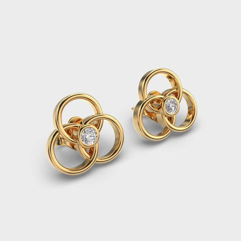 Lab grown diamond earrings JMT 9