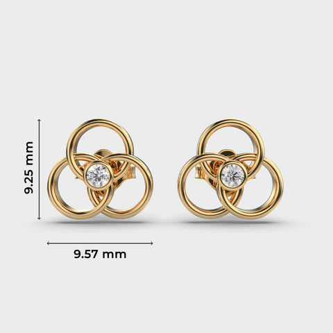 Lab grown diamond earrings JMT 9