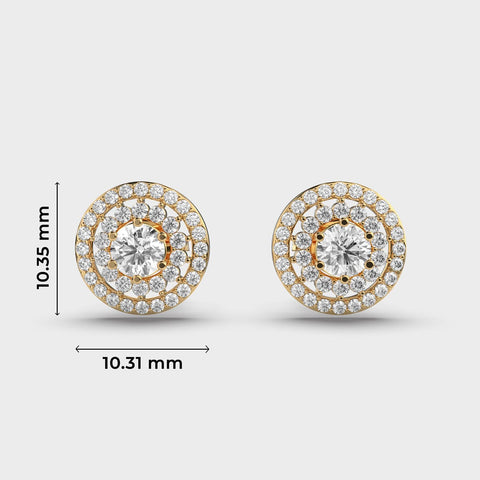 Lab grown diamond earrings JMT 10