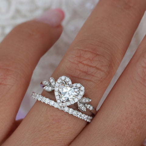 Love Moissanite Ring