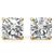 Beauty of cushion cut with amazing shine and luster in these stud.