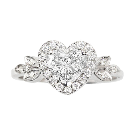 Love Moissanite Ring