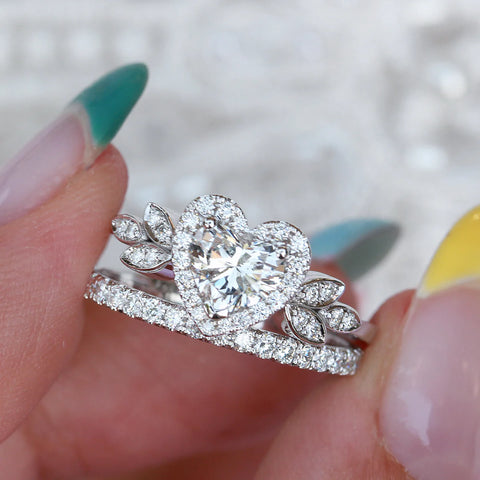 Love Moissanite Ring