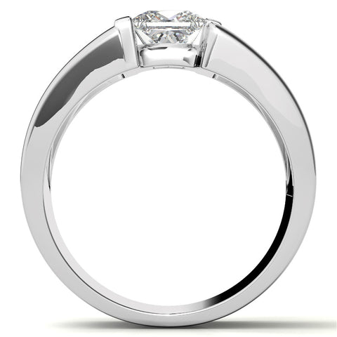 Princess Mens Moissanite Ring