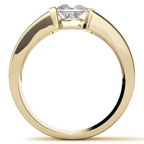 Princess Mens Moissanite Ring