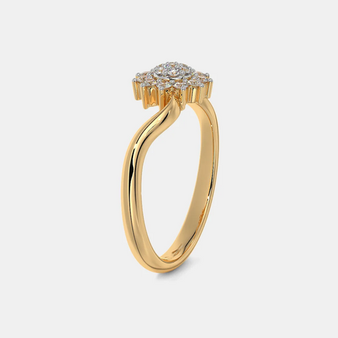 LAb grown diamond ring 14
