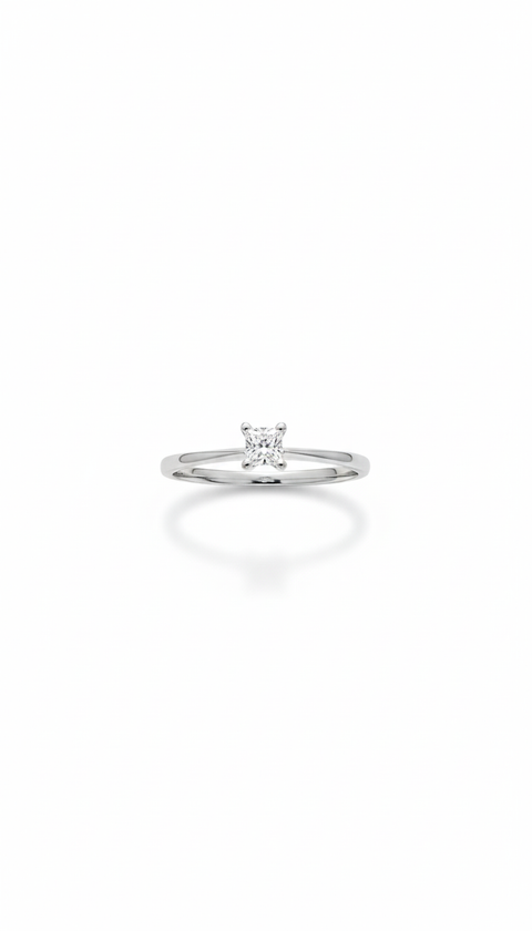 15 pointer princess cut Lab grown diamond Ring