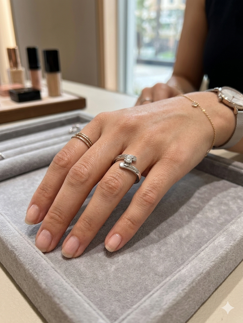 10 pointer Lab grwon diamond ring 05