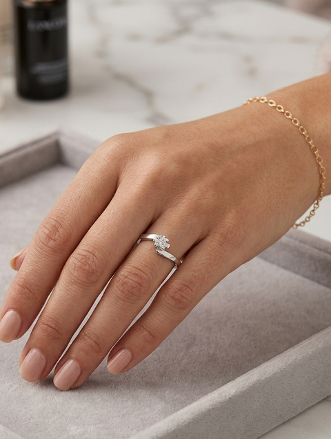 10 pointer Lab grwon diamond ring 04