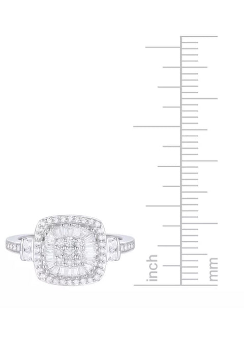 Glacier Glow Halo Ring