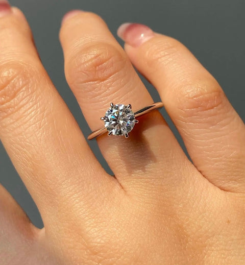 1 CT Lab grwon diamond ring