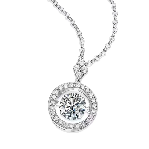 Dancing diamond pendant JMT 1