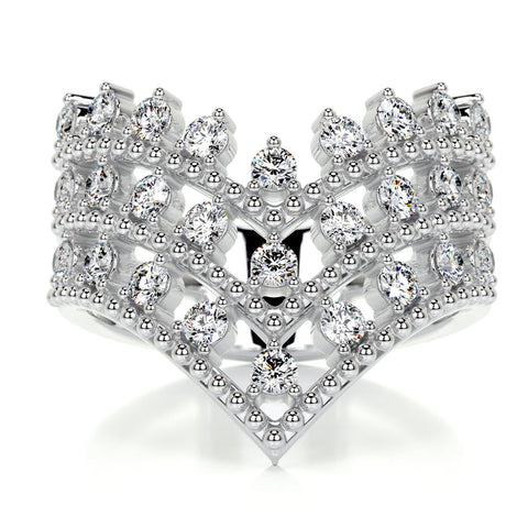 Moissanite Wedding Band