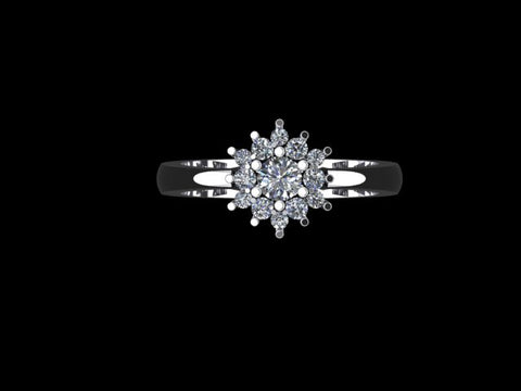 Engagement Star Ring